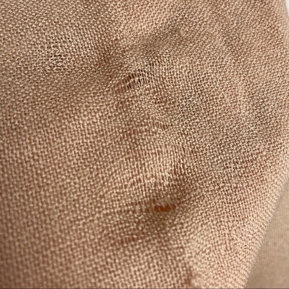 Franco Ferrari Beige Wool Scarf Italy - Picture 3 of 5